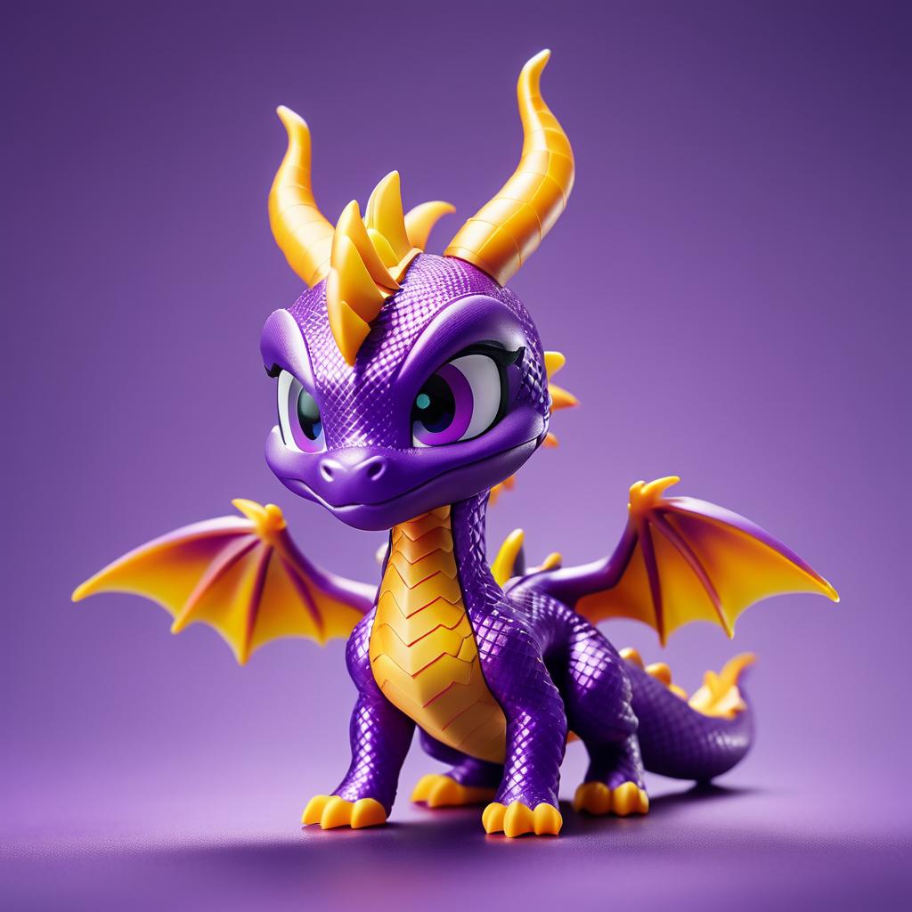 Nendoroid Spyro Figure Product Photography