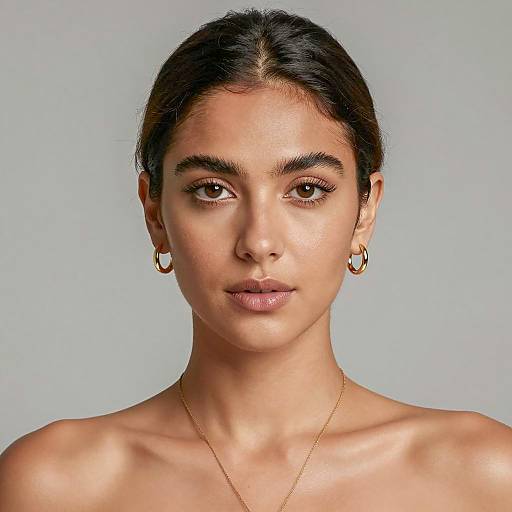 Elegant Close-Up of a Woman