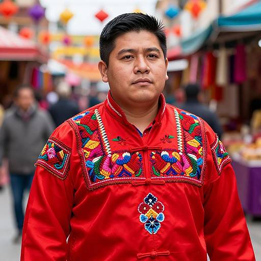 Half Chinese Half Mexican Festive Attire