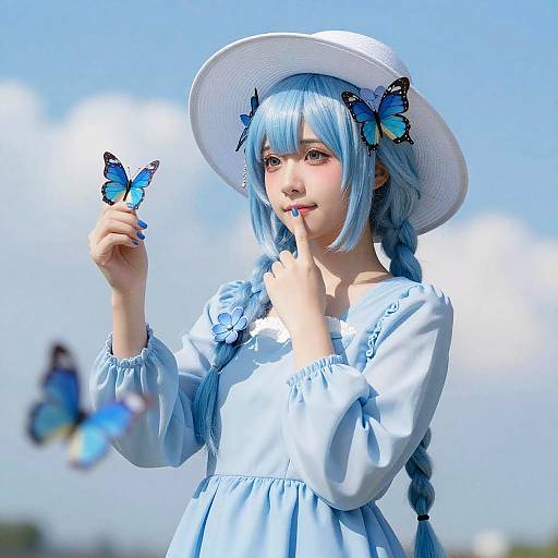 Springbloom Ayaka Butterfly Garden Portrait