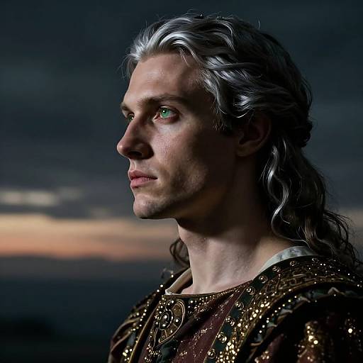 Enigmatic Renaissance-Inspired Portrait