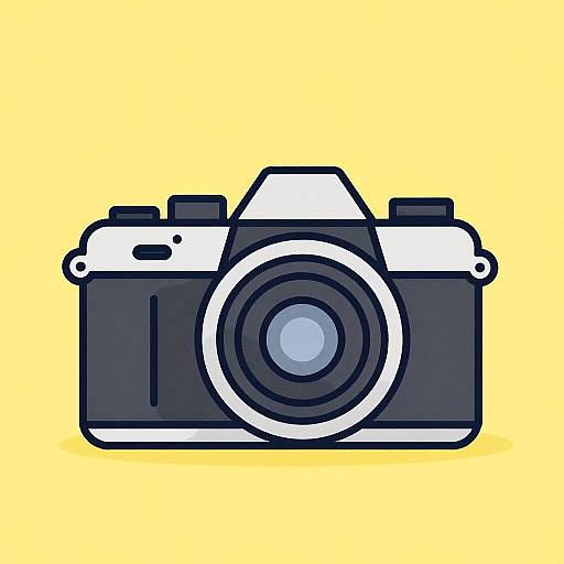 Zero Gravity Camera Poster Illustration