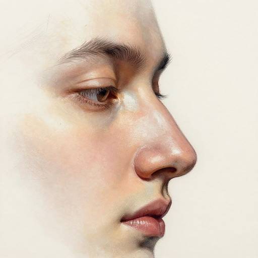 Detailed Aristocratic Nose Sketch