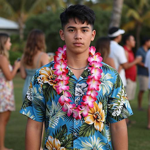 Aloha Theme Party Outfit Male