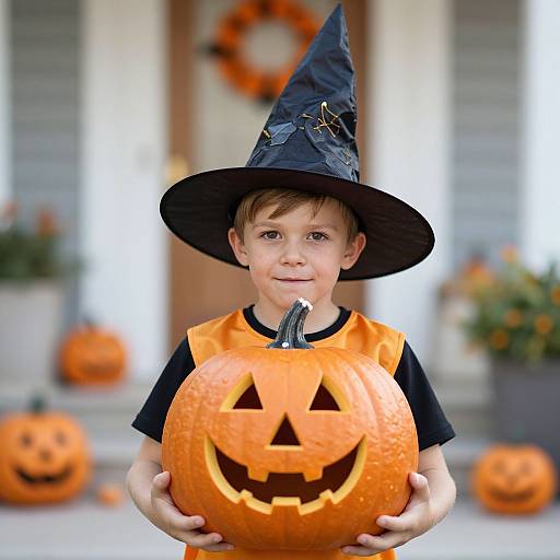 Ginger Boy in Halloween Costume