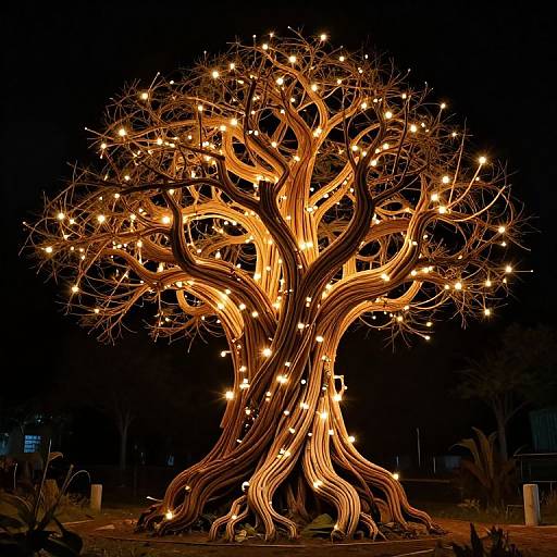 Ethereal Magical Wand Handle Tree