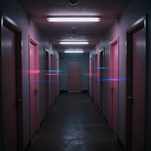 Weirdcore Endless Doorway Hallway