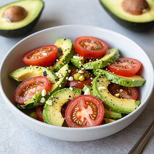 Fresh Avocado Tomato Salad Recipe