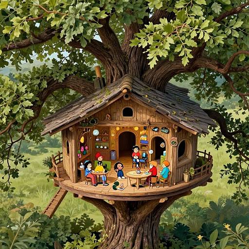 Surreal Treehouse Community Collage