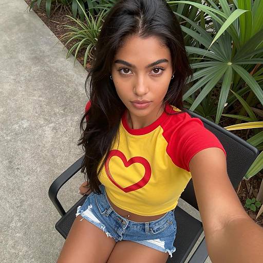 Casual Selfie in Nature's Embrace