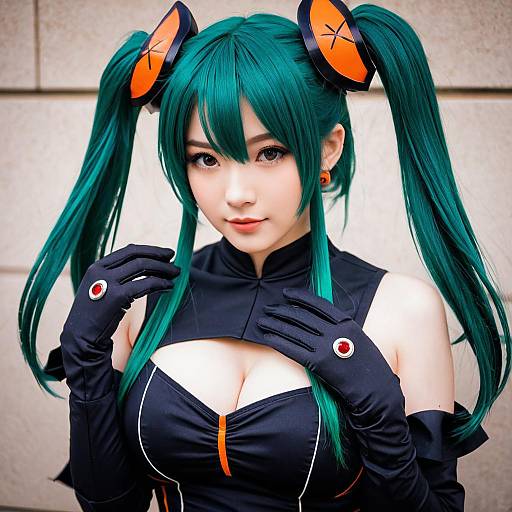 Lifestyle costume photo of Ai-chan (honkai impact). Cosplay clothes