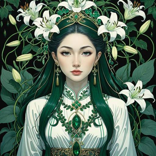 Emerald Goddess: A Stunning Concept Art Emerald Goddess: A Stunning Concept Art