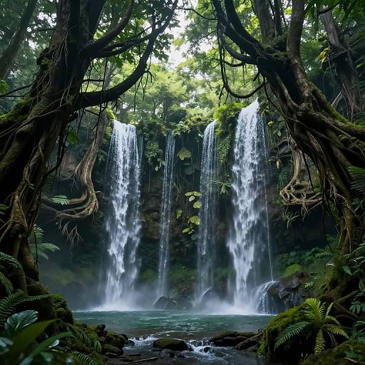 Surreal Forest of Inverted Trees