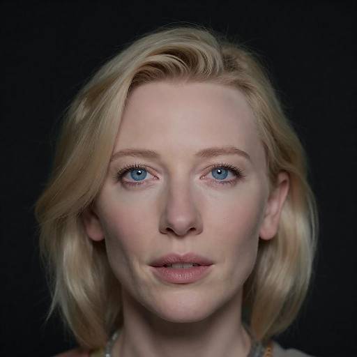 Nocturnal Surreal Portrait of Cate Blanchett