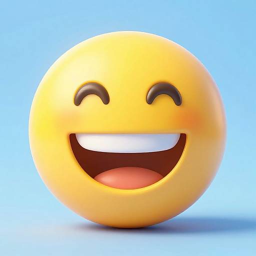 Vibrant Smiley Face Emoji Art