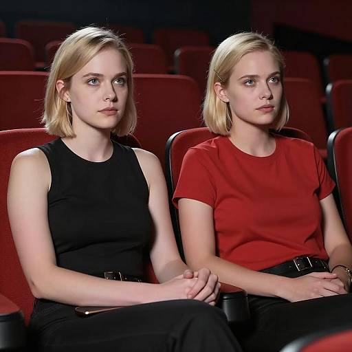 Intimate Moment in a Dark Theater