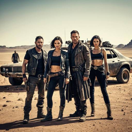 Post-Apocalyptic Desert Gang in Wasteland