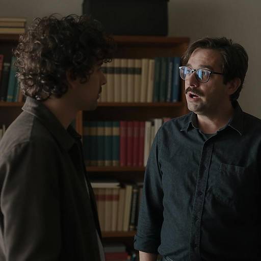 Confrontation in a Dimly Lit Room