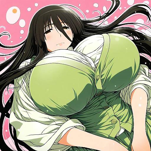 Illustration of Ohno kanako, genshiken in the style of Oshiki hitoshi