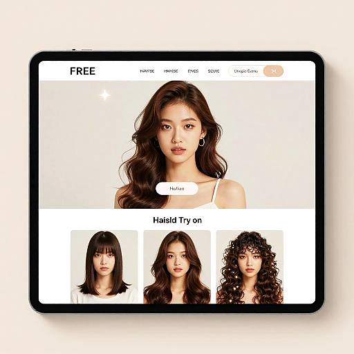 Interactive Virtual Hairstyle Try-On