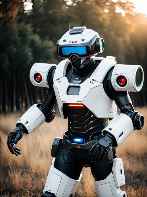 Realistic R.O.B. Cosplay Photo of Man