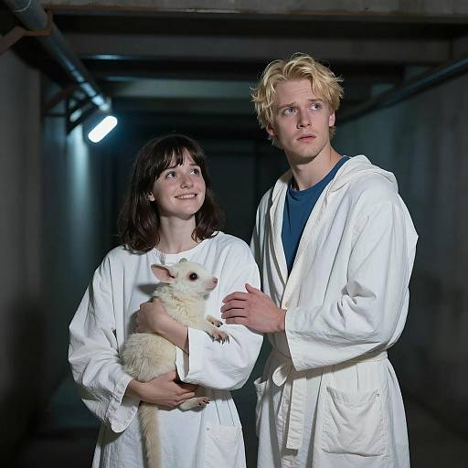 Encounter in a Dimly Lit Tunnel