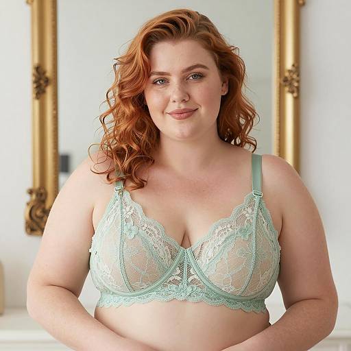 Elegant Portrait of a Plus-Sized Woman