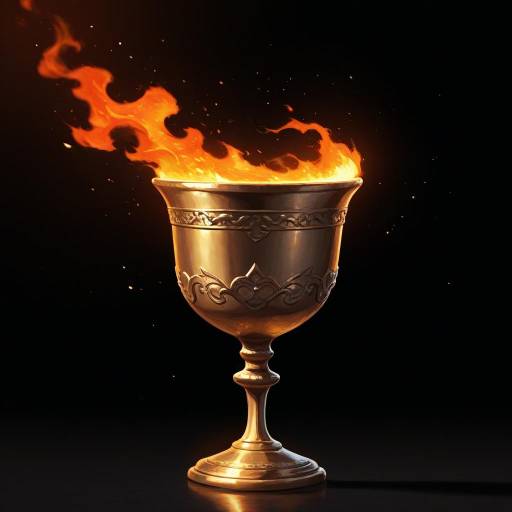 Ethereal Still Life with Glowing Chalice Ethereal Still Life with Glowing Chalice