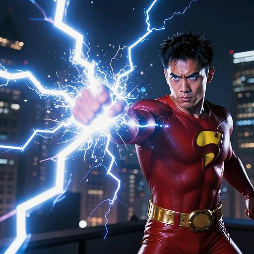 Epic Lightning Superhero Electric Blast