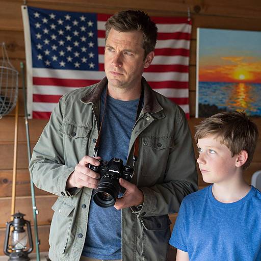 Serious Portrait in a Rustic Setting