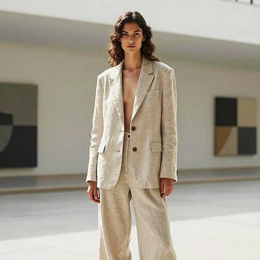 Effortless Waves Minimalist Linen Editorial