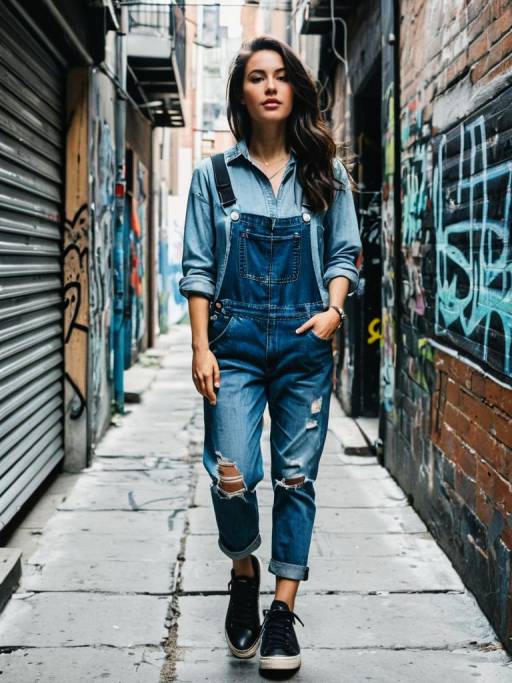 Urban Fashion: Casual Chic in Graffiti