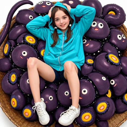Joyful Child with Plush Octopus Joyful Child with Plush Octopus