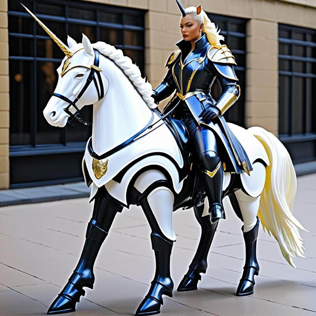 Legendary Unicorn Hybrid in Armor