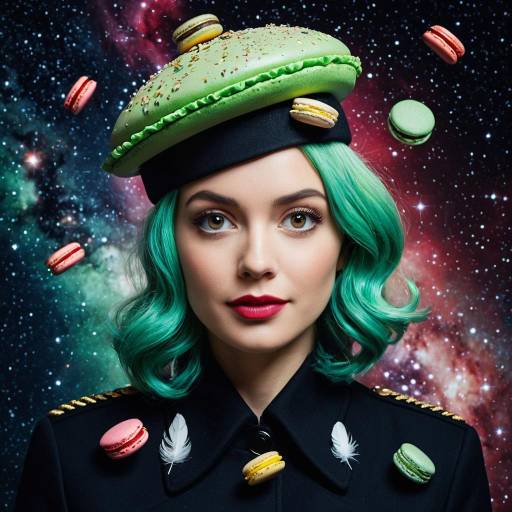 Whimsical Macarons in Space Adventure