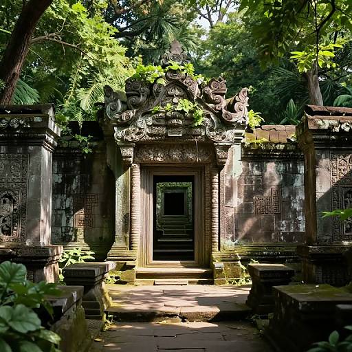 Hidden Sanctuary of Stone and Greenery