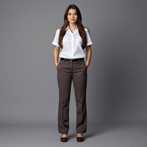 Confident Woman in Office Attire