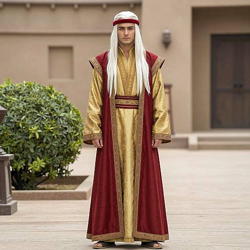 Photorealistic Male Khaleesi Costume Portrait