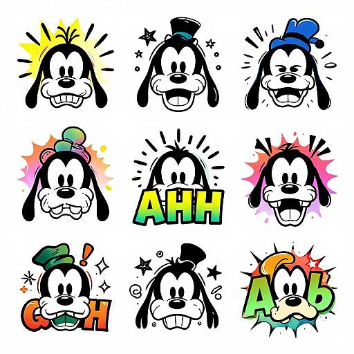 Goofy Doodle Logos with Funky Typography