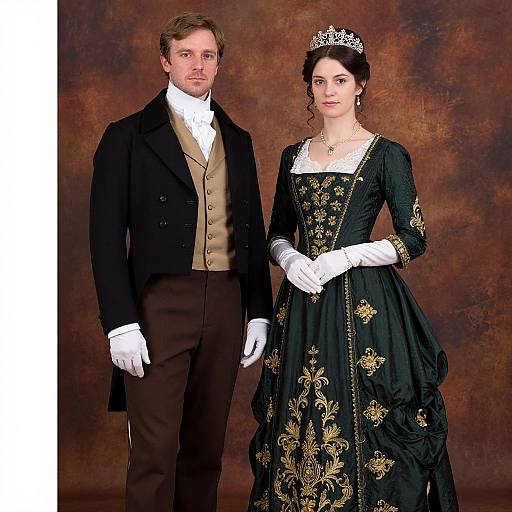 Victorian Elegance: Refined Fashion Portrait