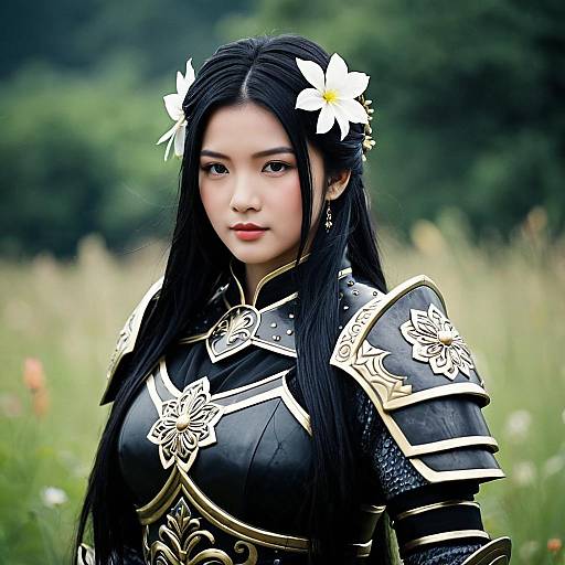 Elegant Dynasty Warrior Cosplay Portrait