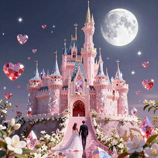 Valentine’s Crystal Castle Fantasy