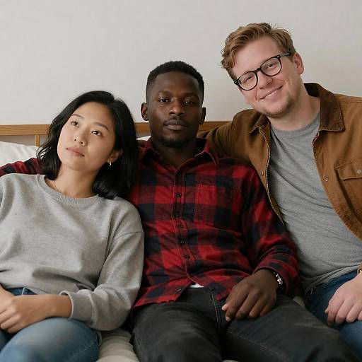 Cozy Bedside Moments with Friends