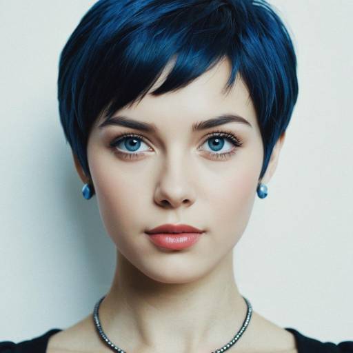 Realistic Girl with Short Pixie Wig