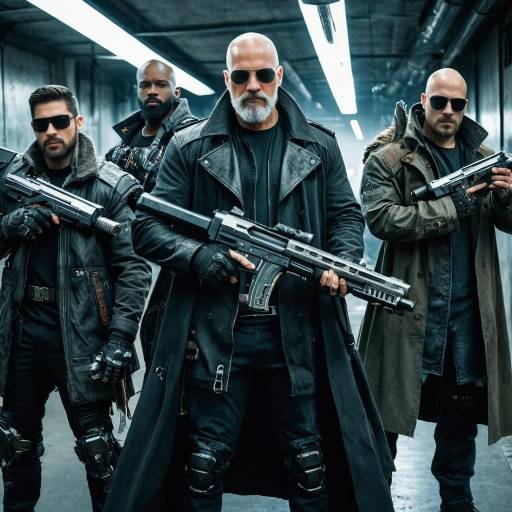 Cyberpunk Warriors: Battle-Ready Boys
