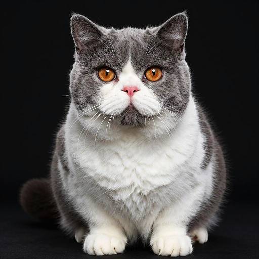 British Shorthair Cat Mountain Portrait