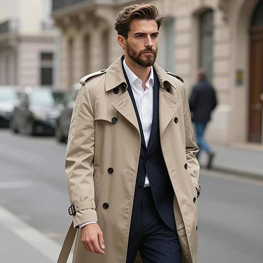 Stylish Man in Urban Fashion