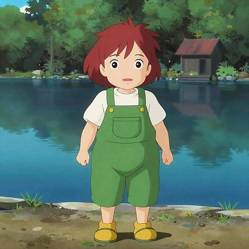 Ponyo Girl by the Lake