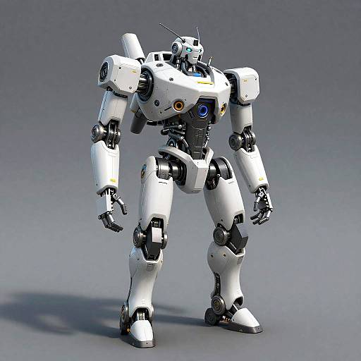 Cyberpunk Non-Humanoid Robot Walker
