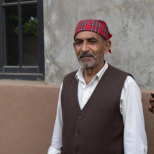 Portrait of a Stylish Middle-Aged Man